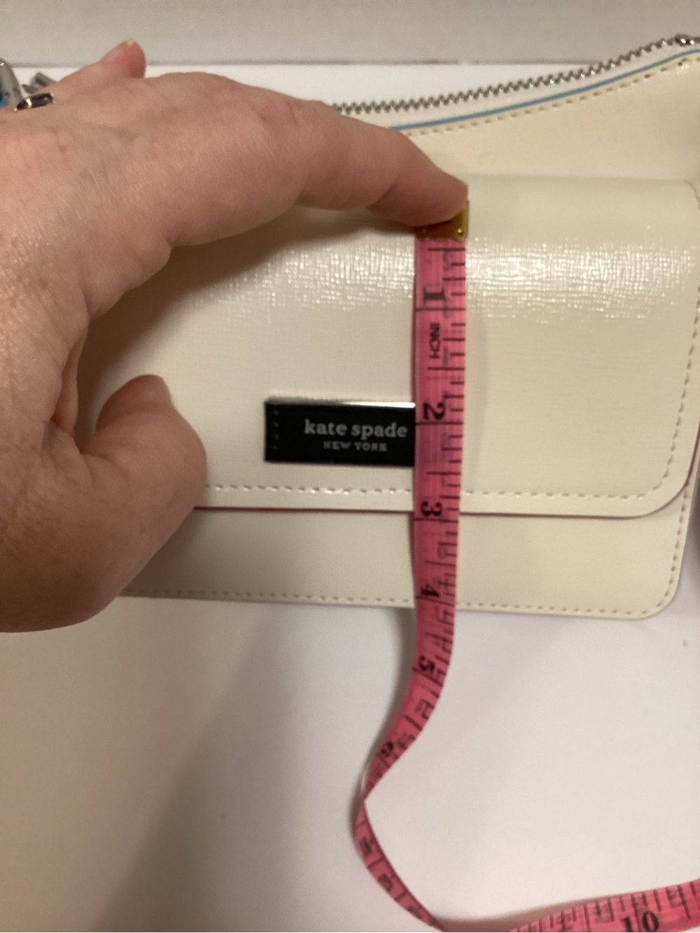 kate spade White Crossbody Two Bag Combo with Rainbow Strap, NWOT - Picture 8 of 16